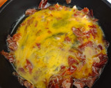 Foto del paso 4 de la receta: Espárragos a la plancha con revuelto de jamón