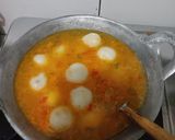 Foto langkah ke 3 dari resep Cilok goang kuah pedas.