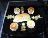 Foto del paso 6 de la receta: Panecillos con volovanes y banderillas