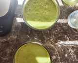 Gambar langkah 4 resipi Matcha Tofu Pudding.
