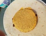 A picture of step 7 of Taco Wrap Supreme (crunchy).