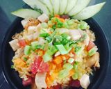 Hình bước làm 6 của món Cơm chiên