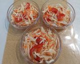Vegyes káposzta saláta 🍅🧅🥬🥕🌶️ recept fázis 2 fotója