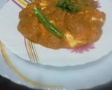 A picture of step 5 of Spicy Shahi Paneer.