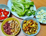 Foto langkah ke 7 dari resep Caesar Salad.