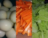 Foto langkah ke 3 dari resep Tumis Sawi Putih,Wortel&Telur Puyuh.