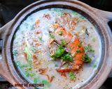 Hình bước làm 4 của món Cháo hàu hải sản 🦐🦪🦑