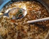 Majoránnás póreleves Lipcséből recept fázis 5 fotója