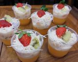 Foto langkah ke 3 dari resep Salad buah puding mangga.