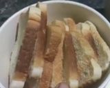 A picture of step 1 of Bread ke Gulab Jamun.