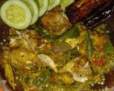 Foto langkah ke 3 dari resep Ayam penyet cabe ijo.