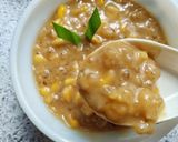 Gambar langkah 3 resipi Bubur jagung express.