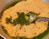A picture of step 3 of Palak-paneer kofte.