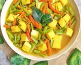 Foto langkah ke 5 dari resep Tahu Kuah Acar Sayur.