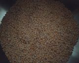 A picture of step 1 of Urad dal dahi bhalla.