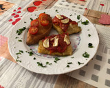 Foto del paso 10 de la receta: Bacalao con pimientos asados y lámina de ajo 🧄