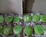 Foto langkah ke 7 dari resep Bika Ambon mini (pandan).