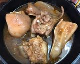 Hình bước làm 4 của món Tai heo khìa nước dừa