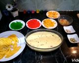 A picture of step 3 of Mango custard trifle.