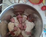 199 7. Csülkös füstölt húsos gombócos savanyú káposzta 😋 recept fázis 2 fotója