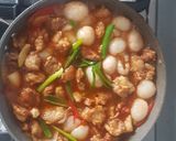 A picture of step 5 of Sweet and Sour Lychee Chicken.
