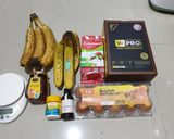 Foto langkah ke 1 dari resep Choco Banana-Oats Bread (No Flour-No Sugar).
