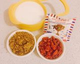 Hình bước làm 1 của món Rau Câu Quế Hoa & Kỷ Tử