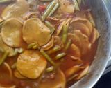 A picture of step 3 of Kathiyavadi Authentic saak "GUVAR DHOKDI".