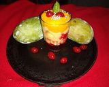 A picture of step 3 of Mango custard pudding.