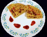 A picture of step 8 of Veggie Omelette.