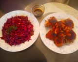 Foto del paso 2 de la receta: Ensalada de Repollo morado cocido a mi estilo