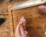 A picture of step 1 of Saffron and sausage risotto.