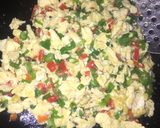 A picture of step 2 of Chinese rice.