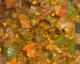 A picture of step 1 of Egg Kothu Parotta.