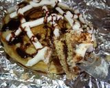 A picture of step 2 of Pan cake muffins.