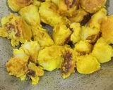 A picture of step 2 of Arbi Dry Sabji.
