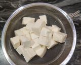 A picture of step 1 of STIR FRY PANEER with SONTH POWDER.