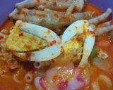 Foto langkah ke 6 dari resep Seblak ceker pedas simple.