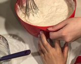 A picture of step 4 of Vegan Waffles.