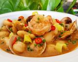 Foto del paso 6 de la receta: Alubias con almejas y gambas "Fast & Low-Cost" 🔥🔥🔥