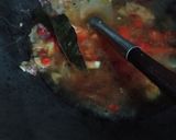 Foto langkah ke 4 dari resep Oseng kulit melinjo gembus.