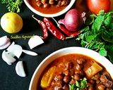 A picture of step 5 of Desi-Style Chana Aloo (Desi-Style Chickpea and Potato Curry).