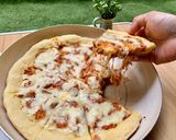 Foto langkah ke 6 dari resep Pizza Homemade Tanpa Saus Full Mozarella Cheese (Pizza Teflon).