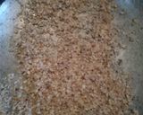 A picture of step 1 of Coconut Mango ladu/burfi.