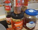 Foto del paso 1 de la receta: Fideos con panceta frita en salsa de cacahuete