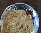 A picture of step 4 of Wheat flour adai.