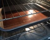 A picture of step 5 of Texas Sheet Cake.