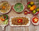 Hình bước làm 7 của món Bữa ăn đổi vị với mì xào và cơm chiên