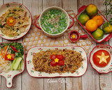 Hình bước làm 7 của món Bữa ăn đổi vị với mì xào và cơm chiên