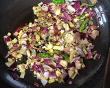 A picture of step 2 of Jhinge Aloo Posto (Ridge Gourd & Potato in Poppy Seeds Gravy - Bengali Style).